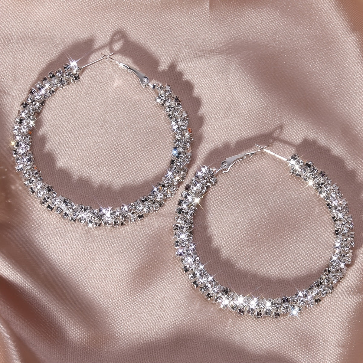 Rhinestone Hoop Sparkle