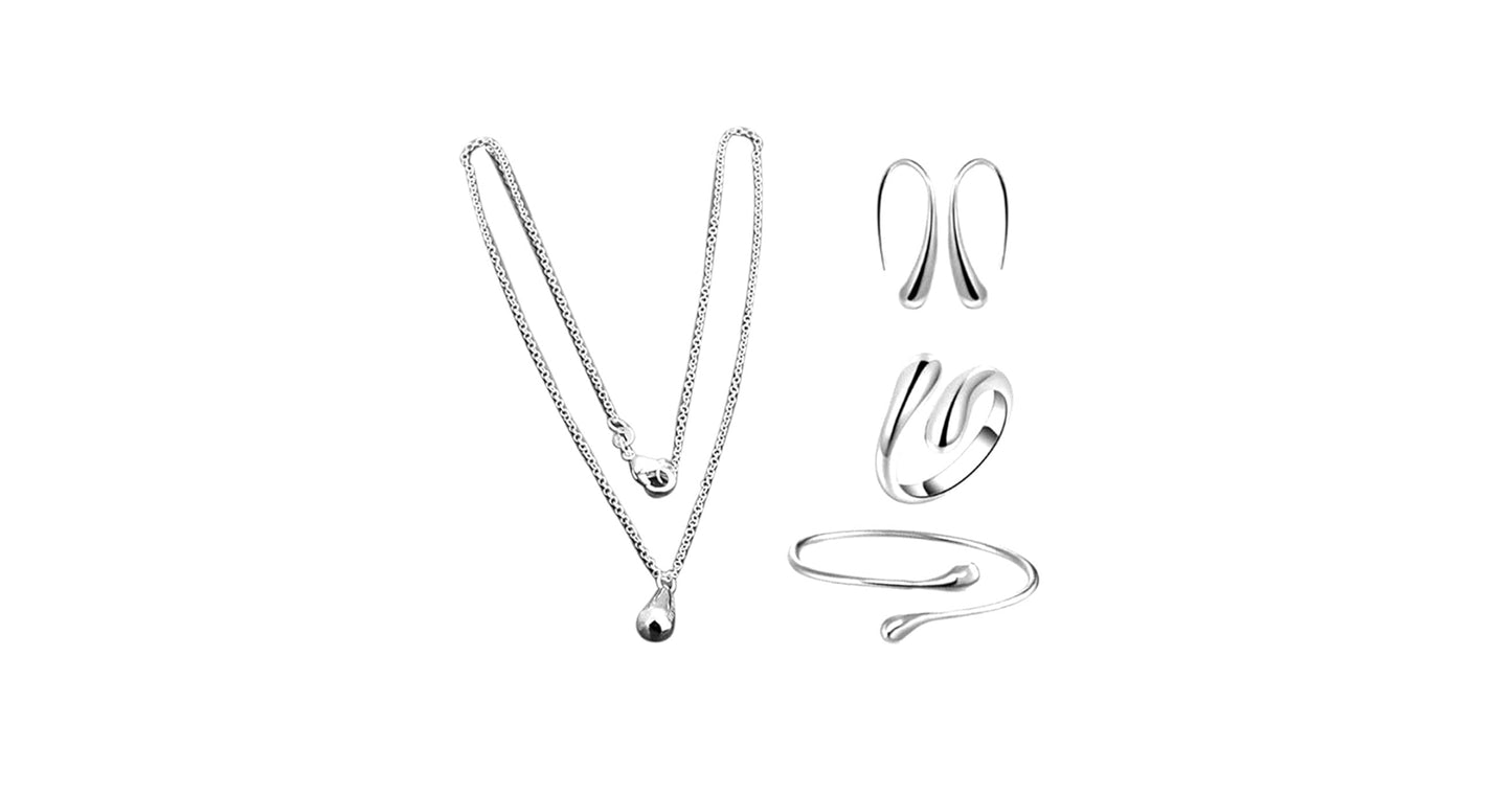 Aqua Silver Set