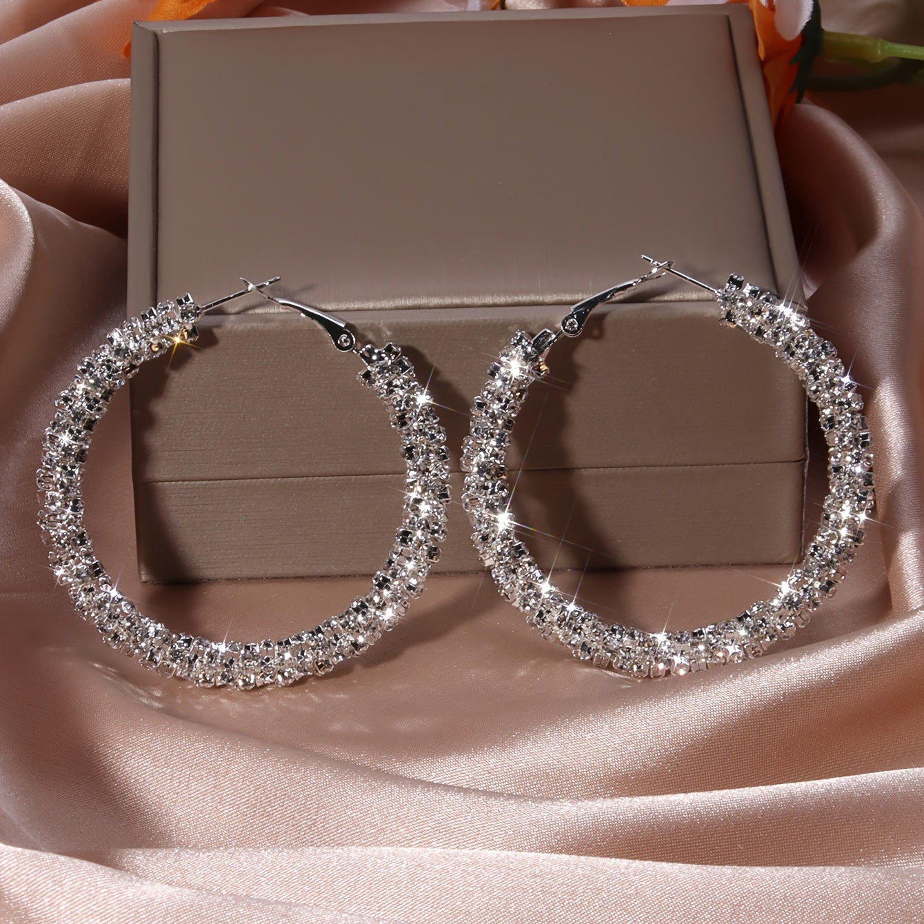 Rhinestone Hoop Sparkle