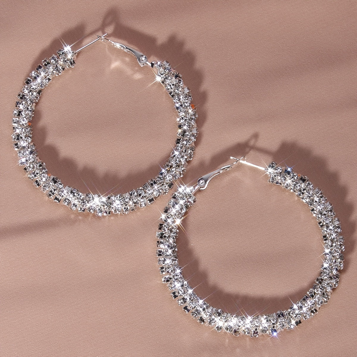 Rhinestone Hoop Sparkle