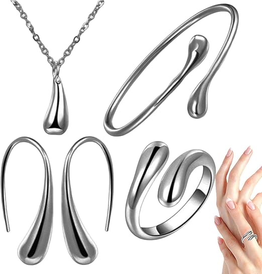Aqua Silver Set