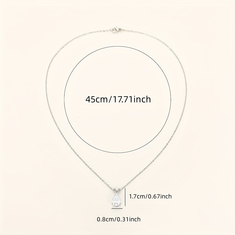 Zirconia Teardrop