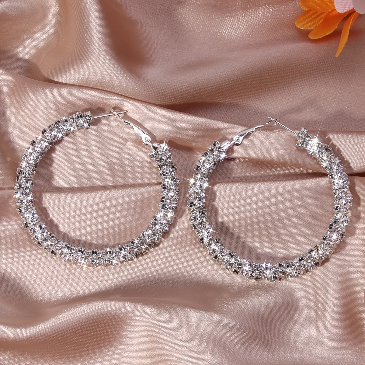 Rhinestone Hoop Sparkle