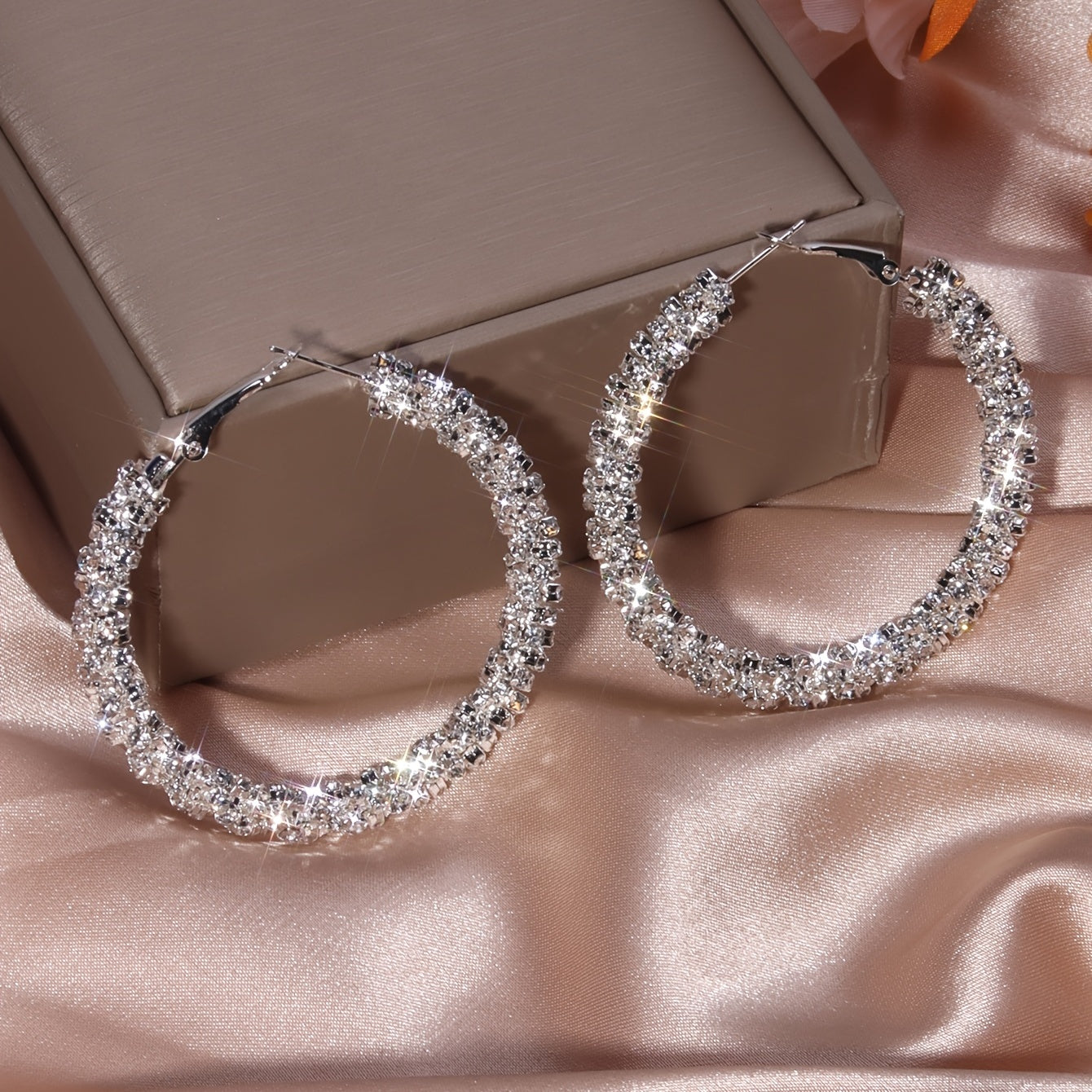 Rhinestone Hoop Sparkle