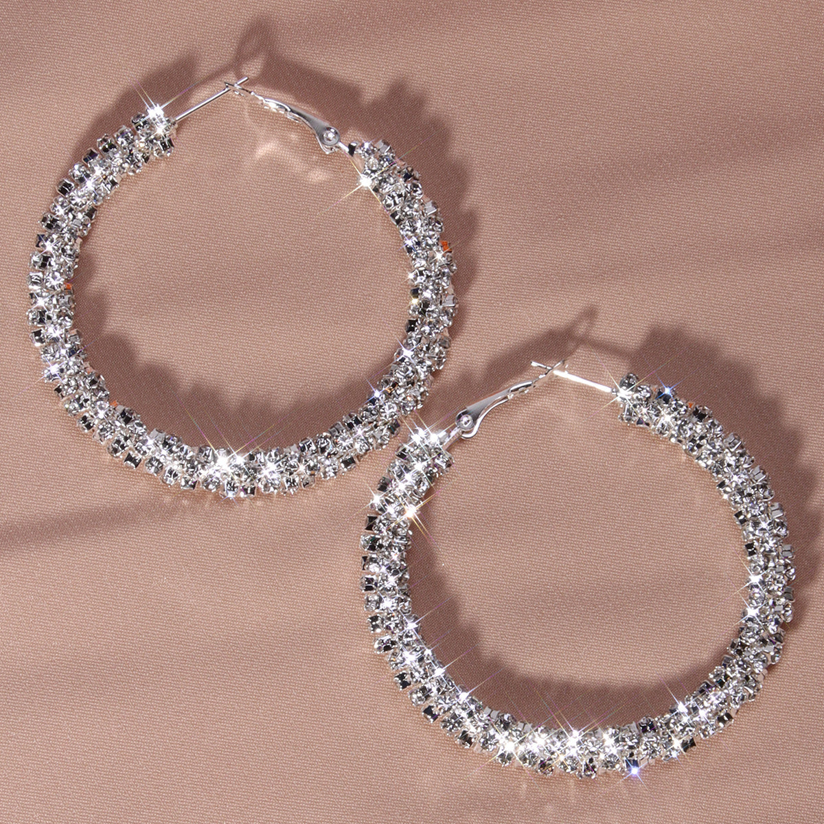 Rhinestone Hoop Sparkle