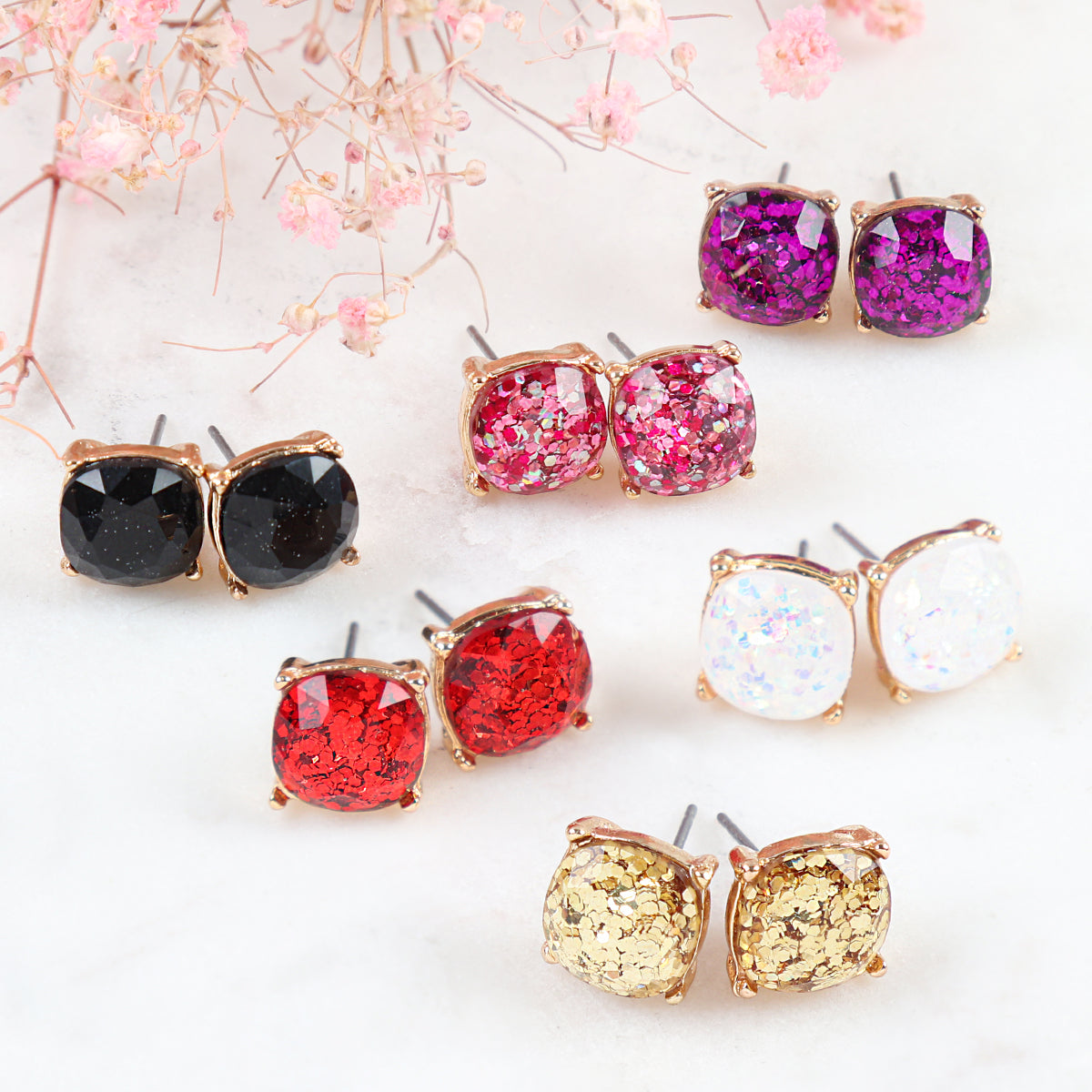 Stella Glitter Studs
