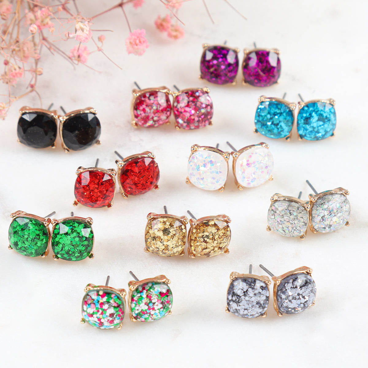 Stella Glitter Studs