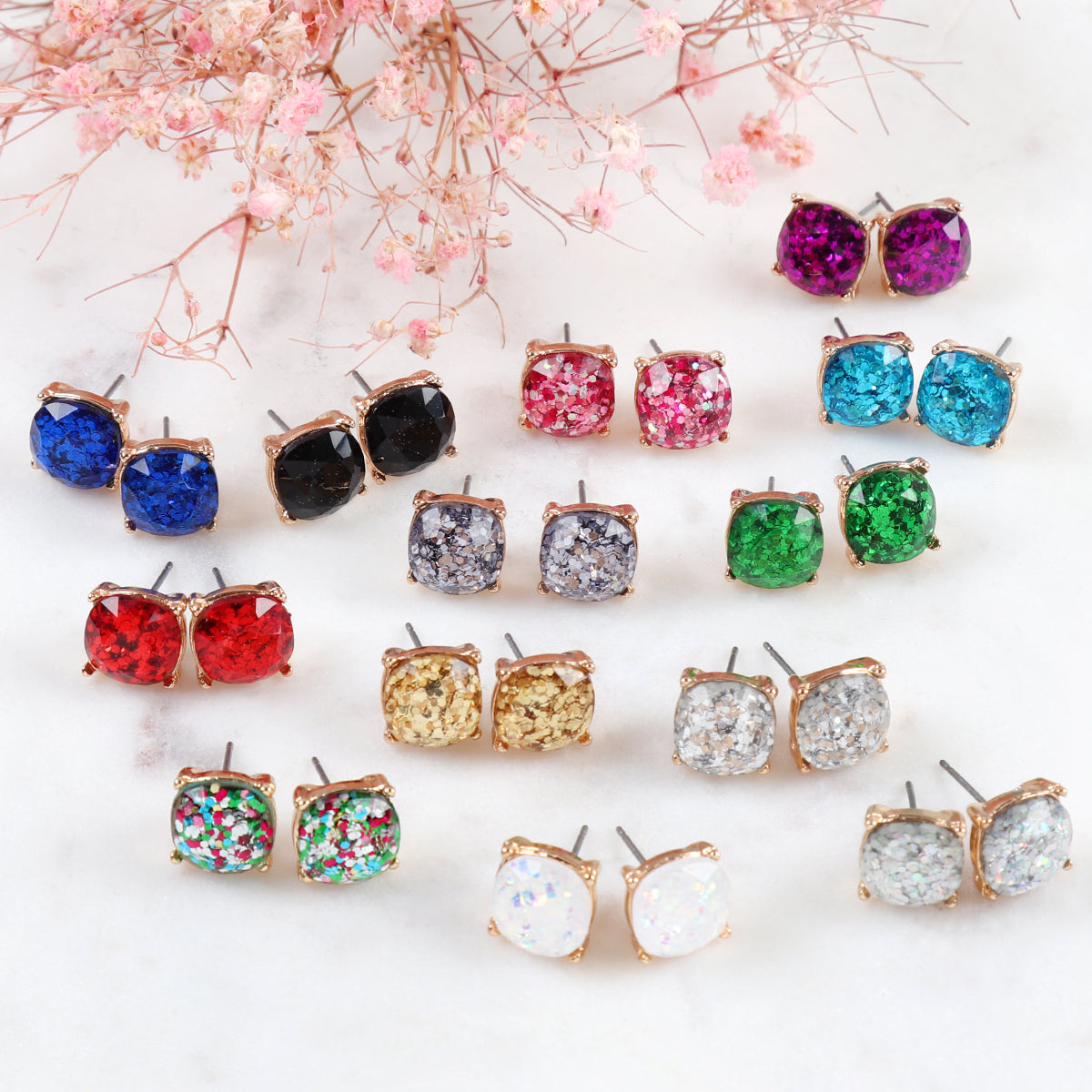 Stella Glitter Studs