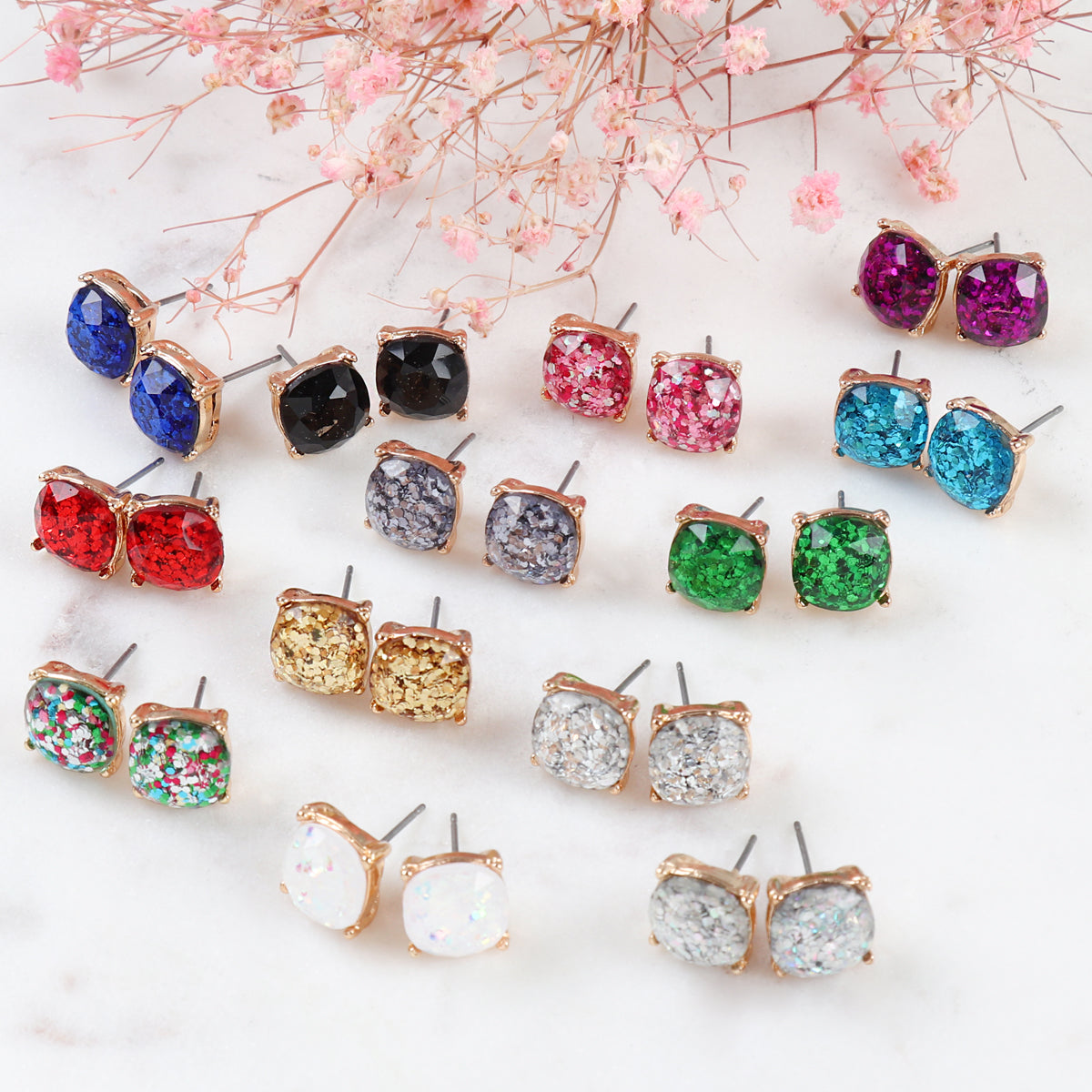 Stella Glitter Studs