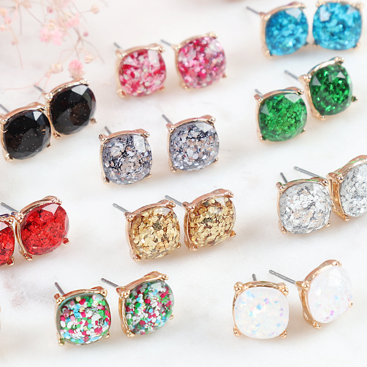 Stella Glitter Studs