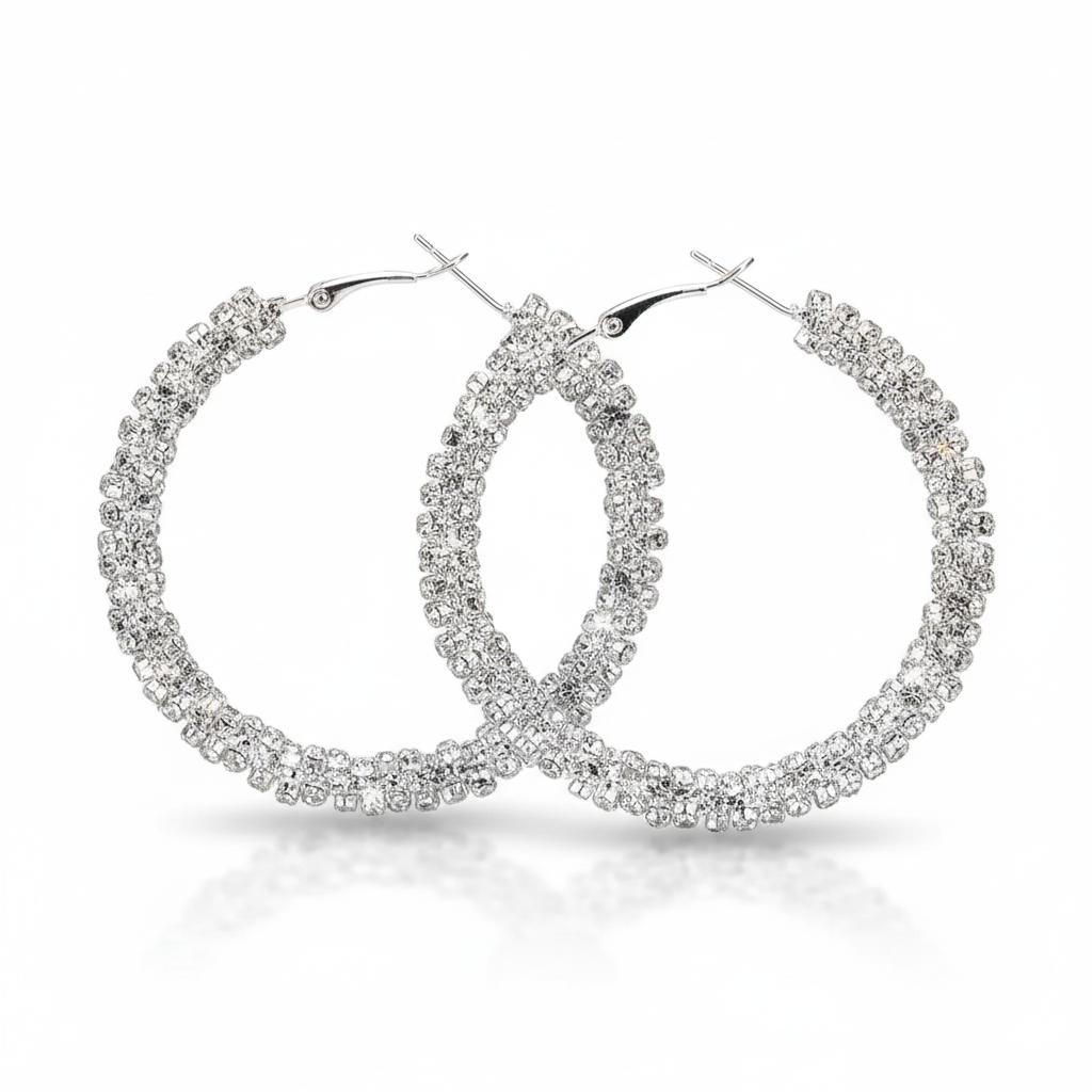 Rhinestone Hoop Sparkle
