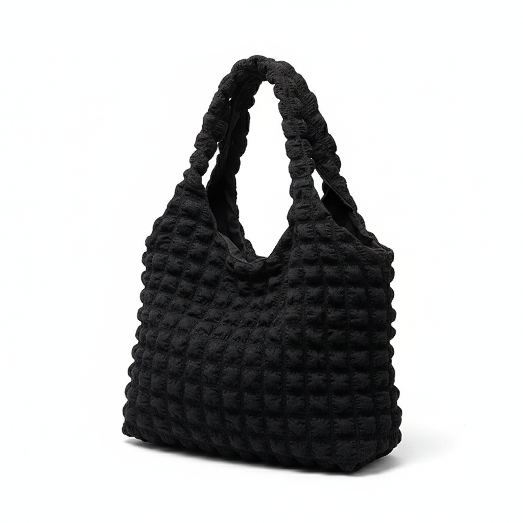 In Rome Nuvola Bag – Polyester Pleated Cloud Shoulder Tote with Large Capacity