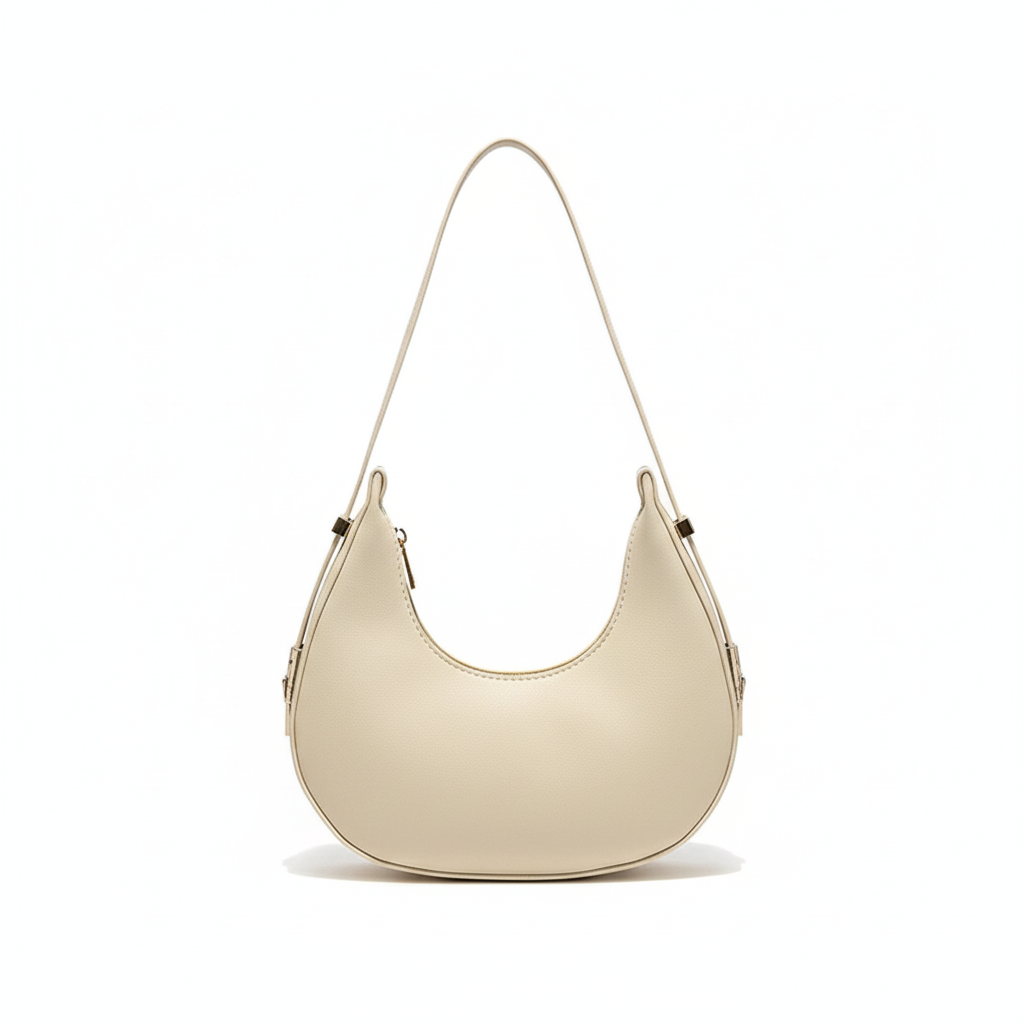 In Rome Portofino Hobo – Luxury PU Leather Shoulder Bag & Underarm Clutch Tote