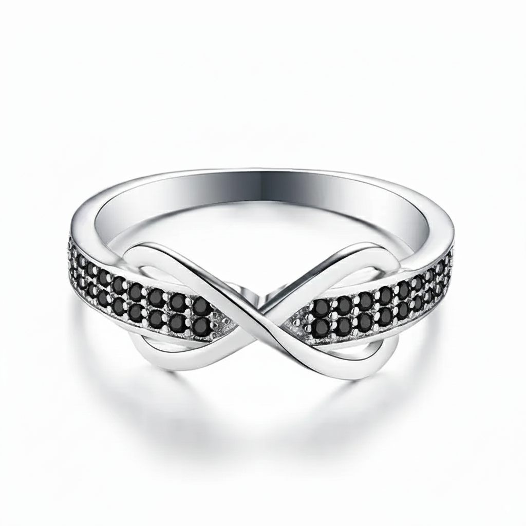 2025 Classic Silver Women’s Ring – Trendy Zircon Engagement & Wedding Band, Elegant Fashion Jewellery