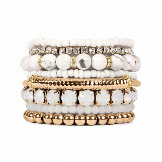 Multiple Line Classy Stack Bracelet