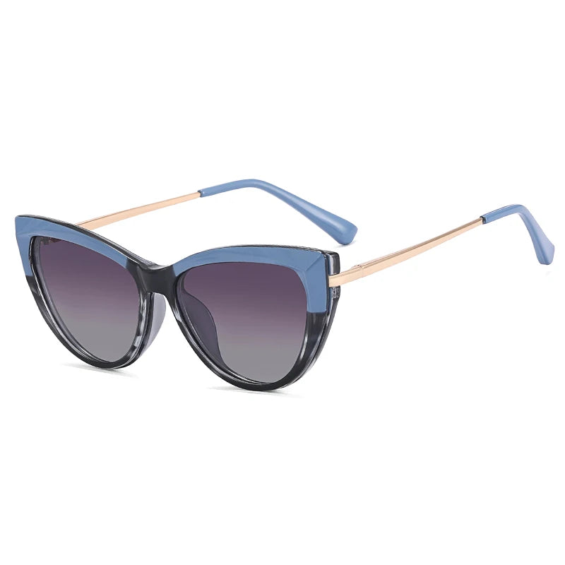 Unisex Vintage Rectangle Polarised Sunglasses – Retro Fashion Design, UV400 Protection, TR90+Metal Frame – Timeless Style for Women & Men