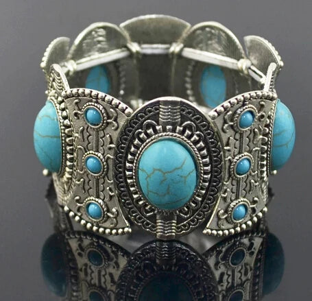 ✨ Bohemian Gypsy Coin Bracelet – Vintage Festival Statement Jewelry with Floral & Tribal Accents, Adjustable Metal Charm for Women