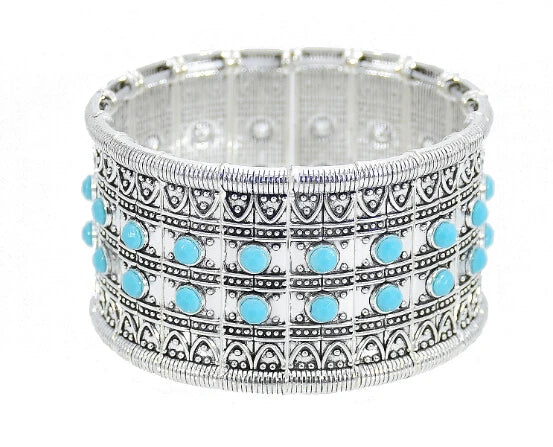 ✨ Bohemian Gypsy Coin Bracelet – Vintage Festival Statement Jewelry with Floral & Tribal Accents, Adjustable Metal Charm for Women