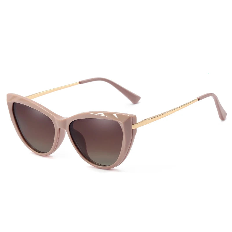Unisex Vintage Rectangle Polarised Sunglasses – Retro Fashion Design, UV400 Protection, TR90+Metal Frame – Timeless Style for Women & Men