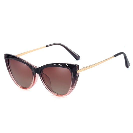 Unisex Vintage Rectangle Polarised Sunglasses – Retro Fashion Design, UV400 Protection, TR90+Metal Frame – Timeless Style for Women & Men
