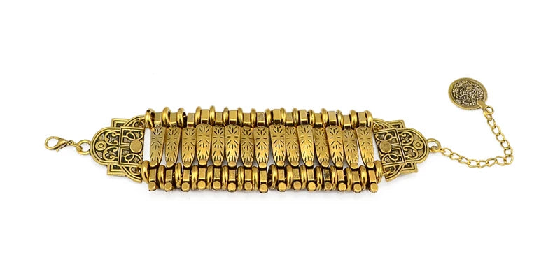 ✨ Bohemian Gypsy Coin Bracelet – Vintage Festival Statement Jewelry with Floral & Tribal Accents, Adjustable Metal Charm for Women