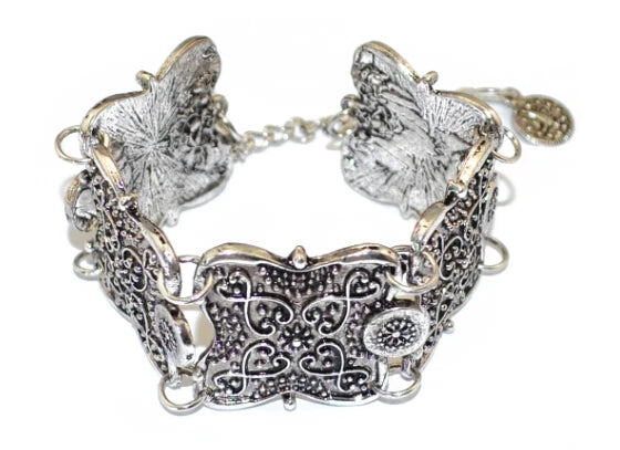 ✨ Bohemian Gypsy Coin Bracelet – Vintage Festival Statement Jewelry with Floral & Tribal Accents, Adjustable Metal Charm for Women