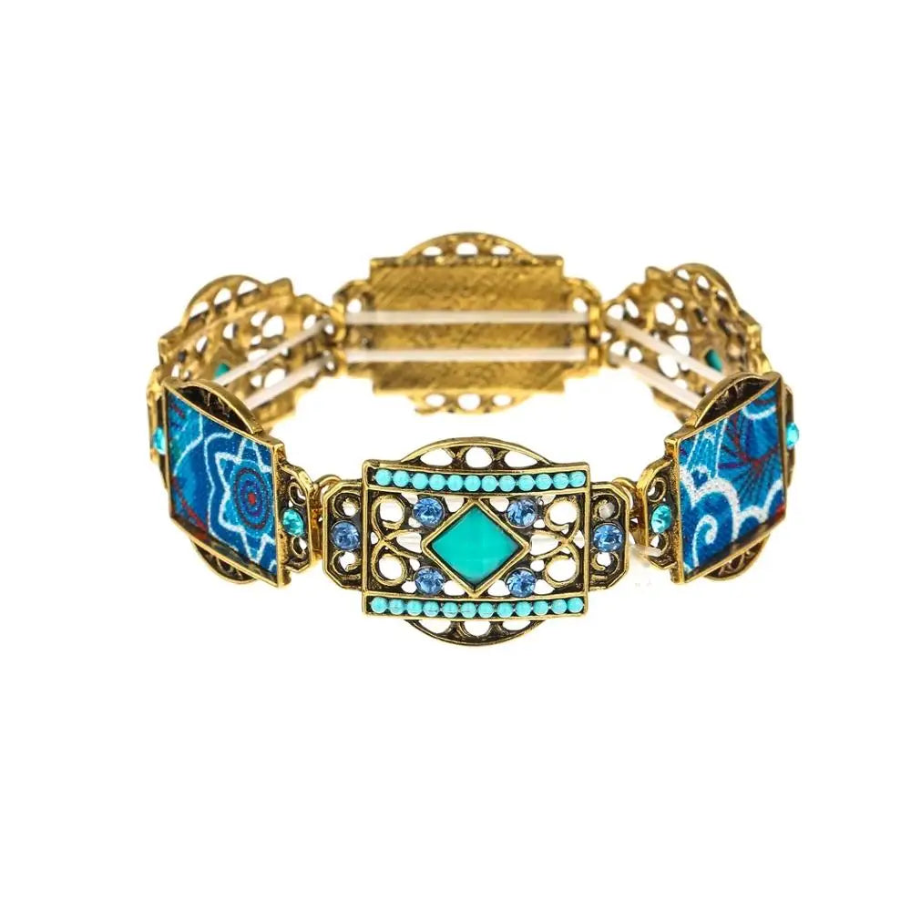 ✨ Bohemian Gypsy Coin Bracelet – Vintage Festival Statement Jewelry with Floral & Tribal Accents, Adjustable Metal Charm for Women