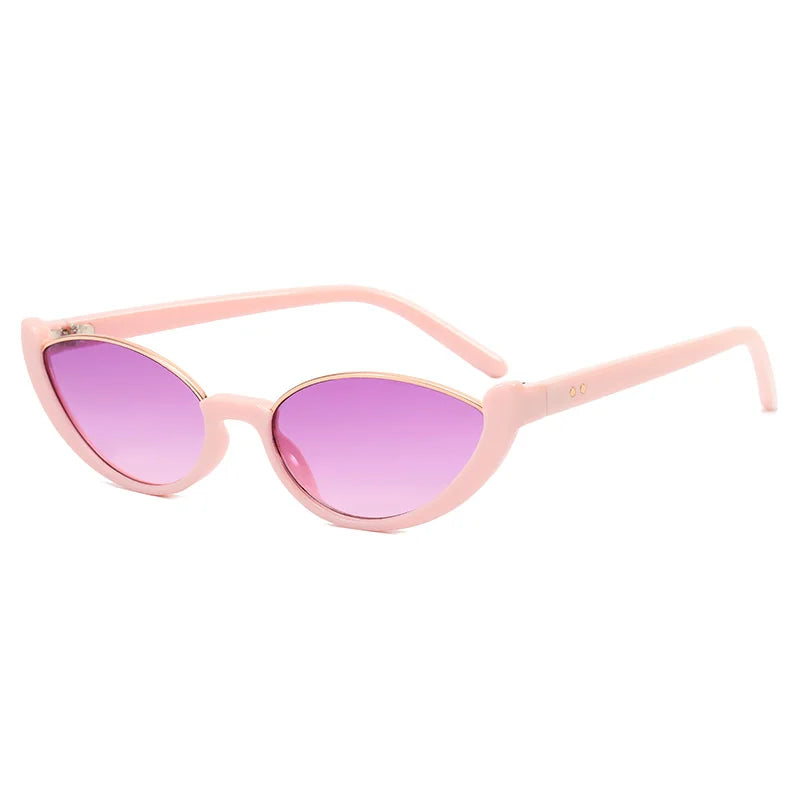 Superhot Eyewear 58000 – Retro Small Oval Sunglasses for Women, Vintage 90s Y2K Style Fashion Shades with UV400 Protection
