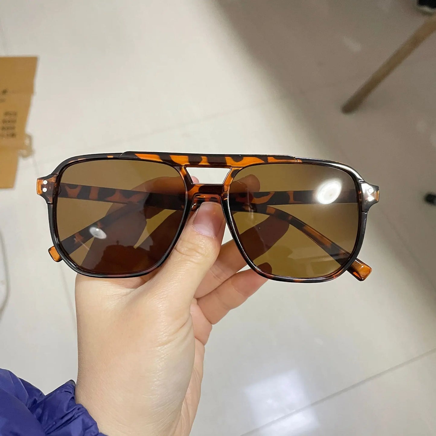 Vintage Square Sunglasses – Unisex