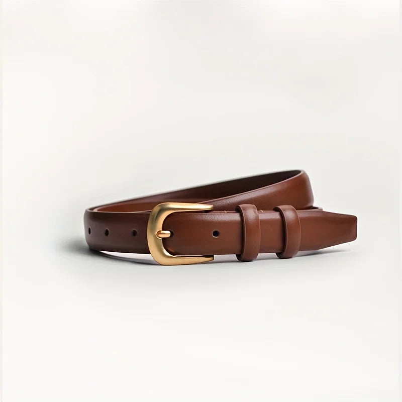 In Rome Capri Belt – PU Leather with Classic Pin Buckle