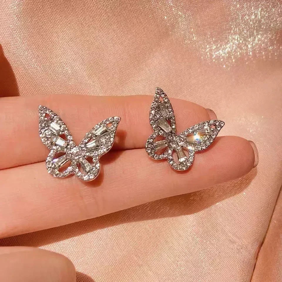 New Fashion Elegant Rectangular Zircon Drop Earrings – Timeless Women’s Jewelry for Weddings, Parties & Premium Gifts