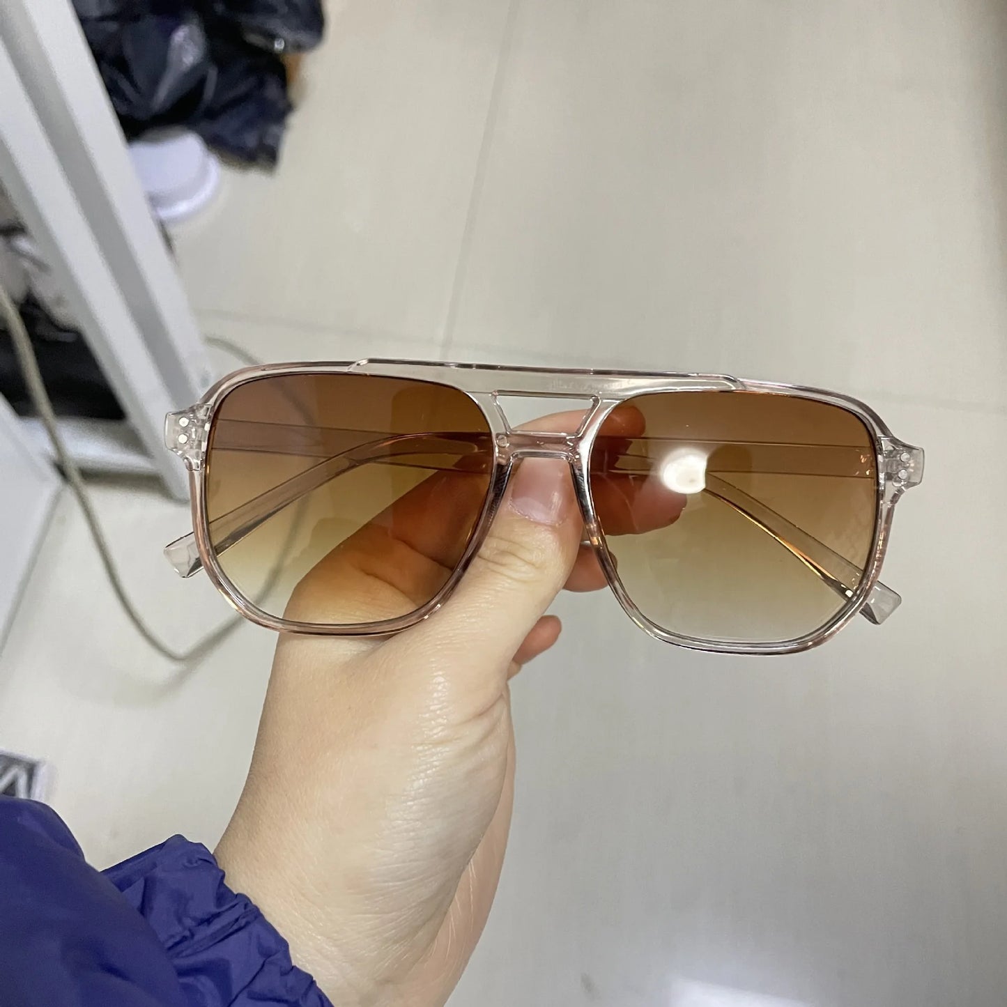 Vintage Square Sunglasses – Unisex