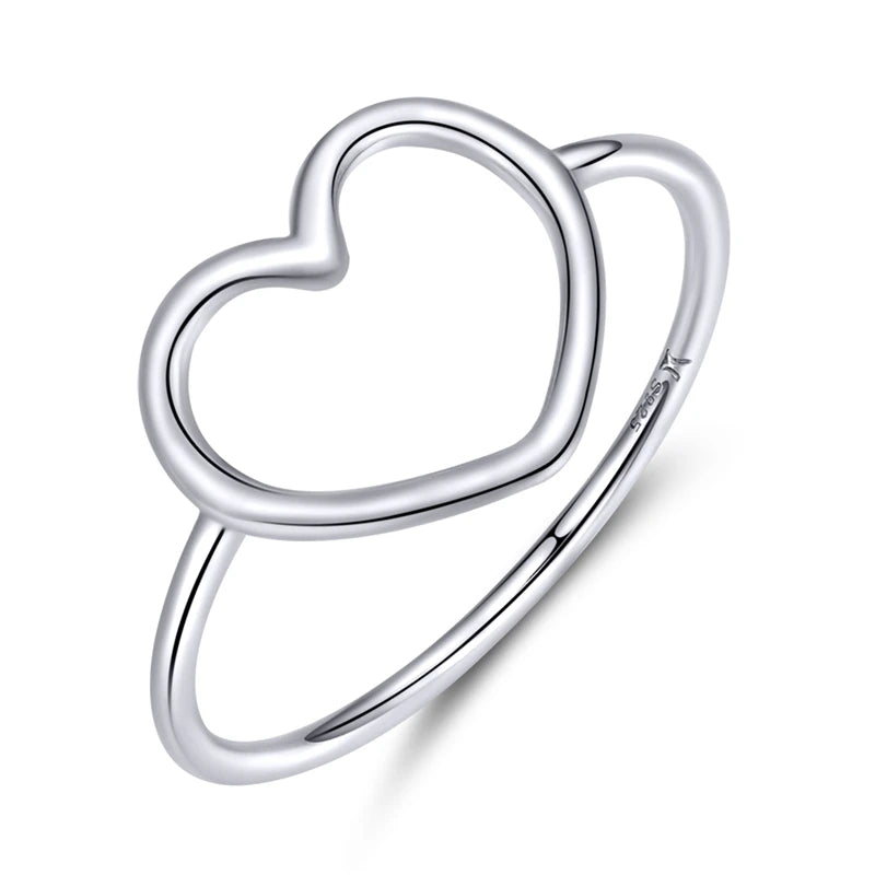 WOSTU 925 Sterling Silver Shimmering Wish Ring – Elegant Stackable Zircon Band Inspired by Timeless Roman Fashion