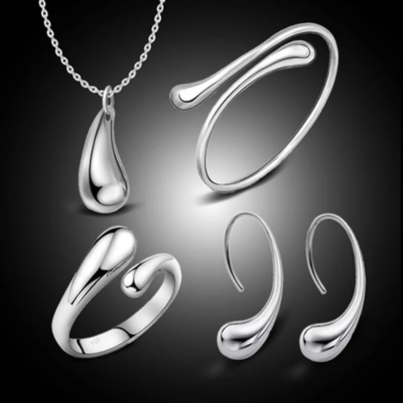 Aqua Silver Set