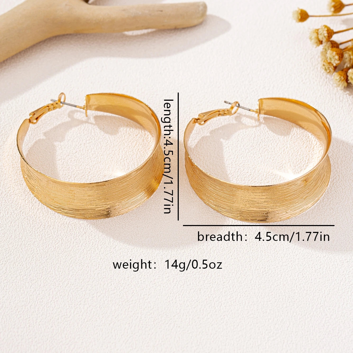 Livia Golden Hoops