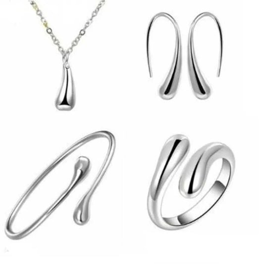Aqua Silver Set