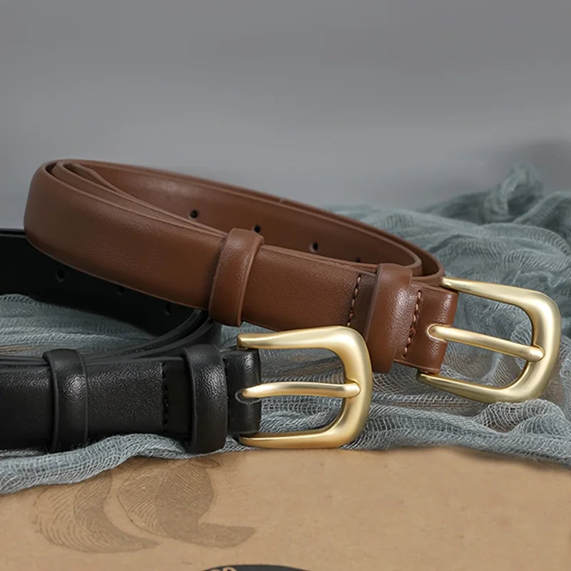 In Rome Capri Belt – PU Leather with Classic Pin Buckle