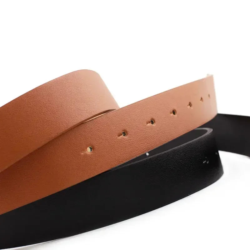 In Rome Aurora Belt – PU Leather with Double Ring Metal Buckle