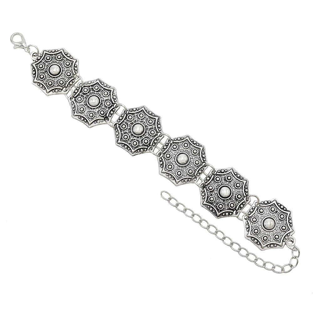 Bohemian Vintage Tassel & Bells Bracelet – Tribal Gypsy Statement Jewelry for Women