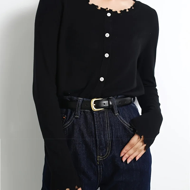 In Rome Capri Belt – PU Leather with Classic Pin Buckle
