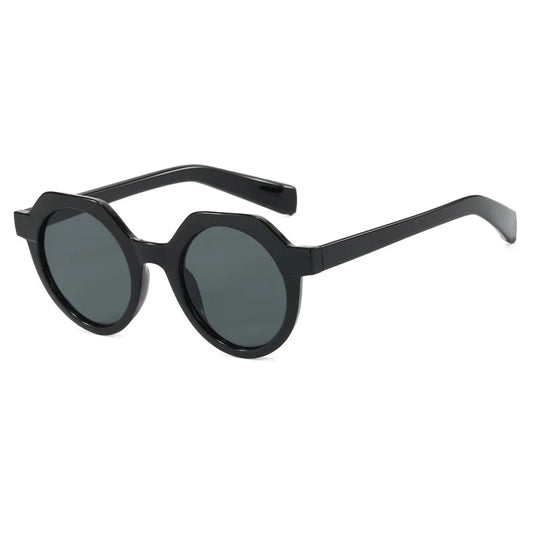 Nero Sunglasses – Retro Rivet Round Shades with UV400 Protection