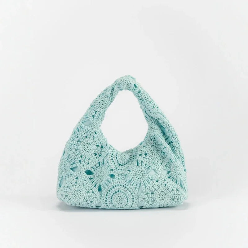 In Rome Positano Beach Tote – Handmade Boho Wicker-Style Bag for Summer Holidays