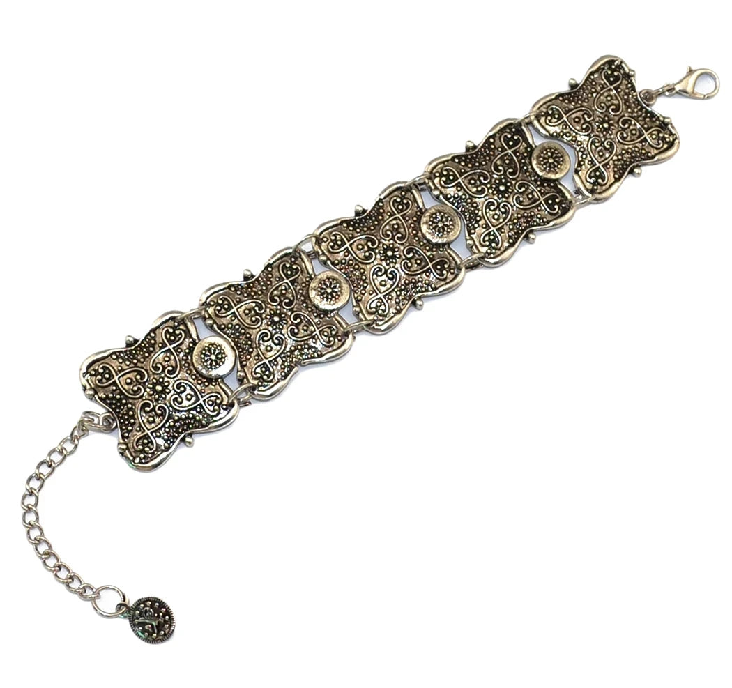 Bohemian Vintage Tassel & Bells Bracelet – Tribal Gypsy Statement Jewelry for Women