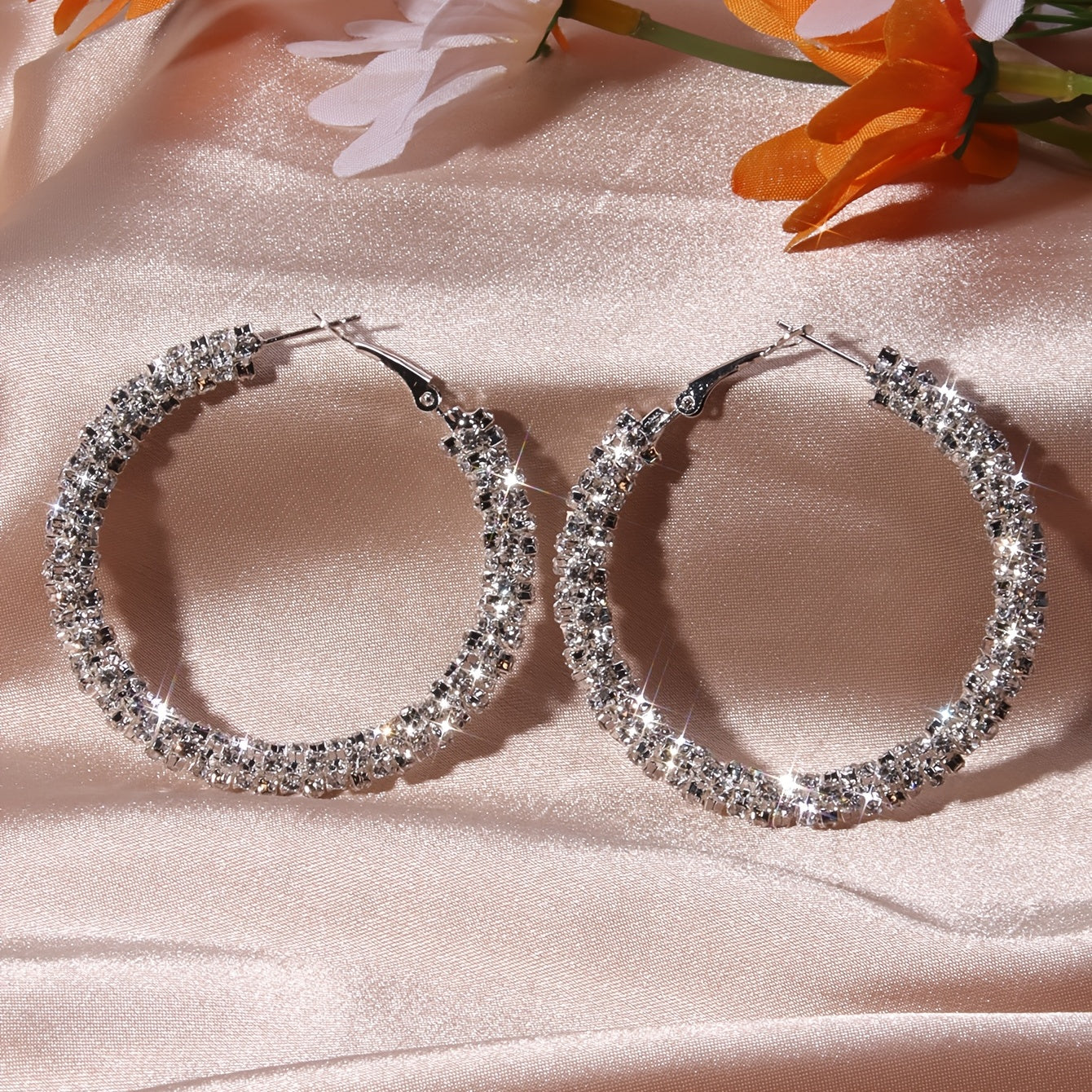 Rhinestone Hoop Sparkle