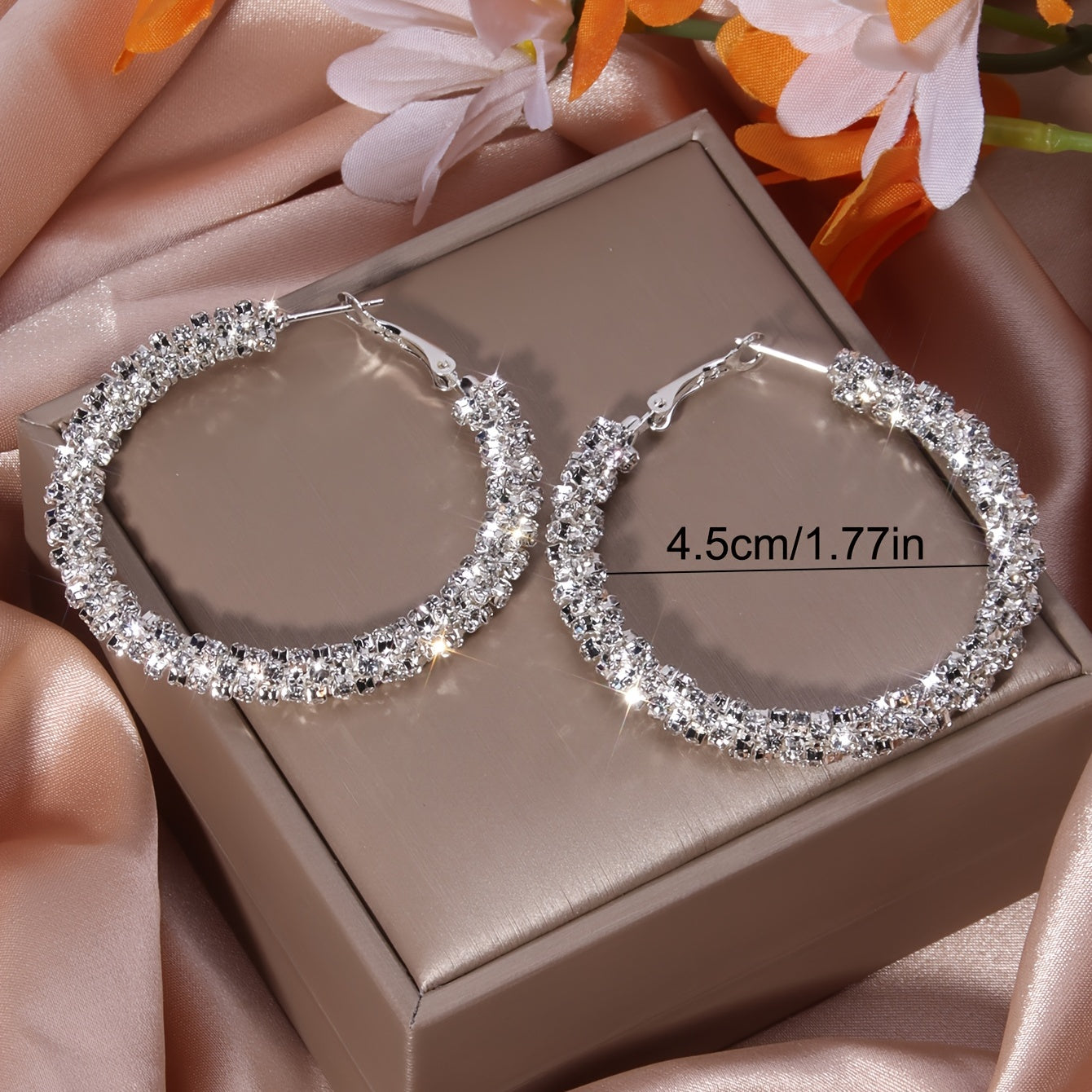 Rhinestone Hoop Sparkle