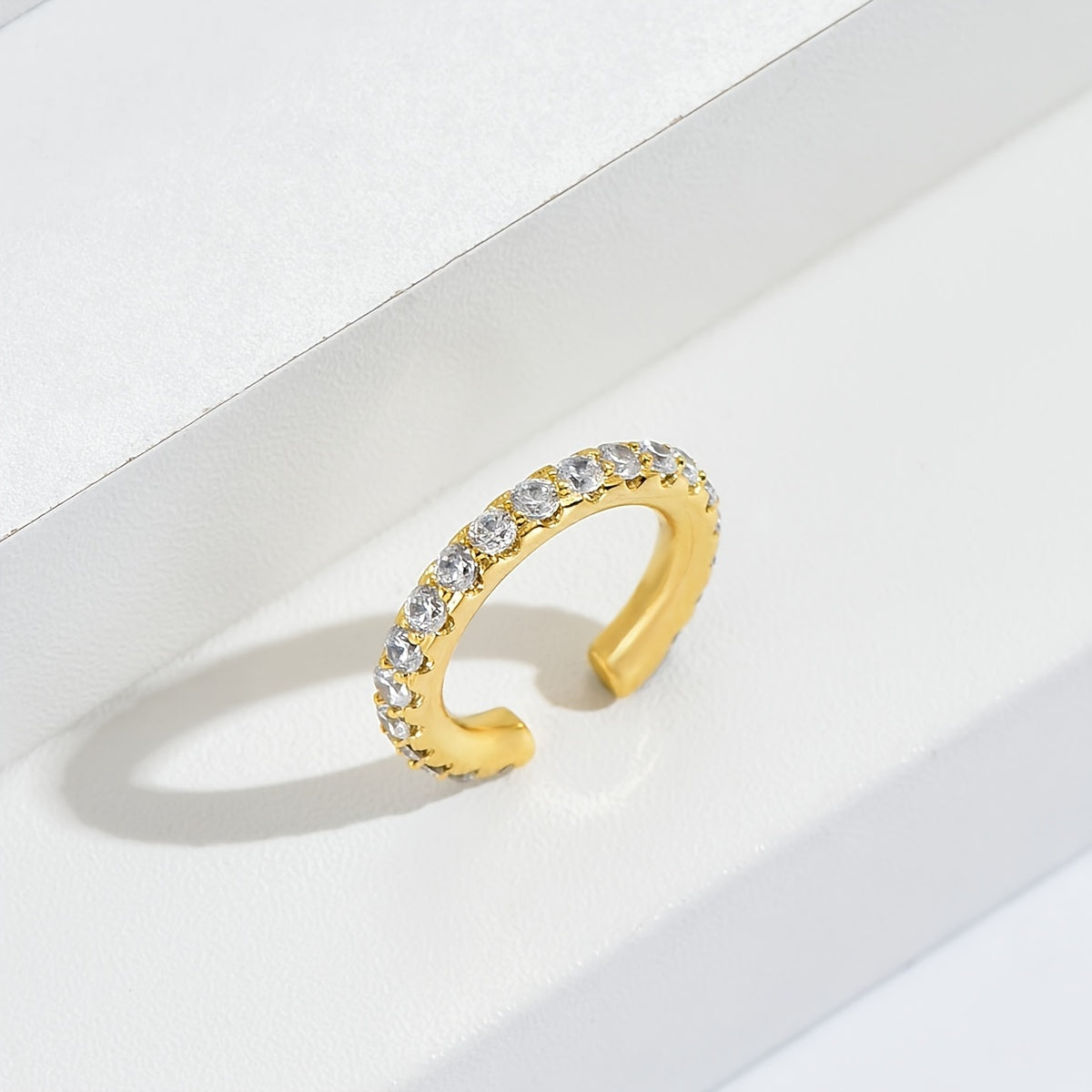 Zircon Inlaid Ear Cuff