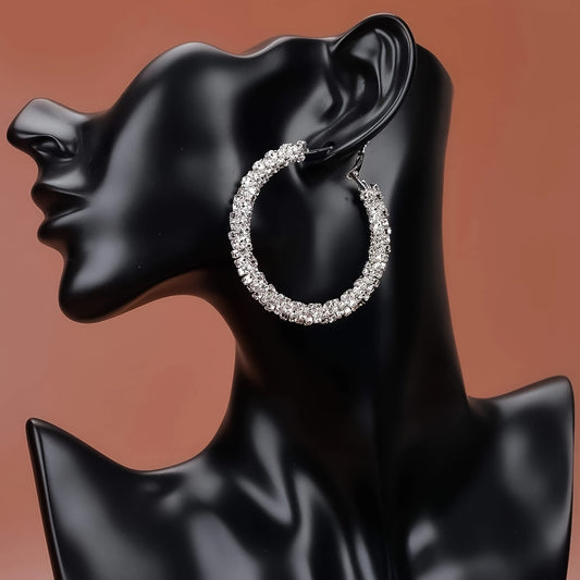 Rhinestone Hoop Sparkle