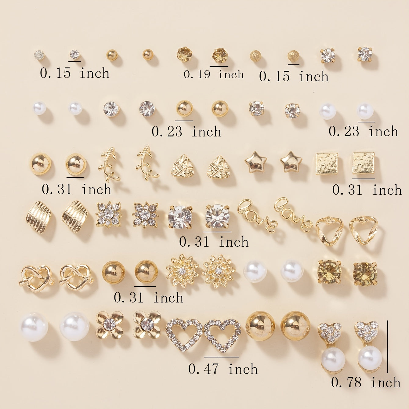 Rome's Treasure Studs Set