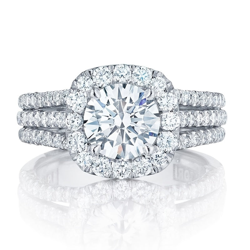 Elegant YOUHAOCC Women’s Engagement Ring – Timeless Luxury for Every Occasion.