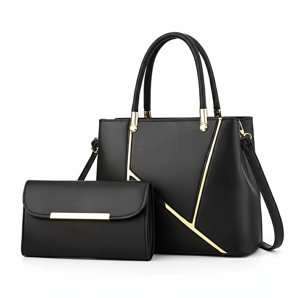 Crossbody Bag 2pcs Set Fashionable Handbag New Style Women's Shoulder Bag Small Wallet Carry-On Bag